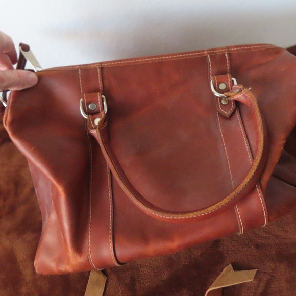 JOSEPH HANNA Fine Leather Goods bag initials PCW - Picture 4 of 10